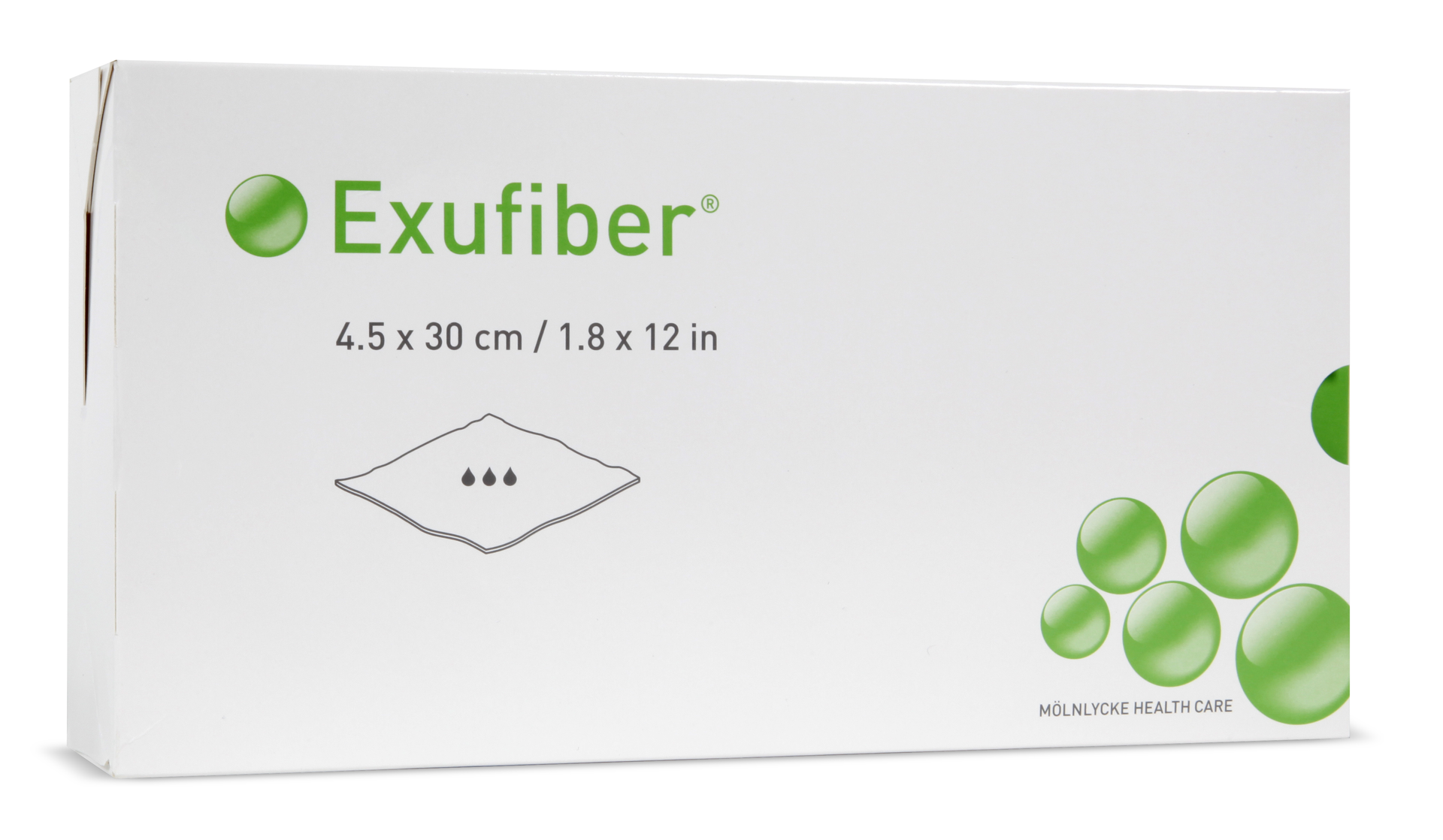 EXUFIBER 10x10 cm Gel-Faserverband